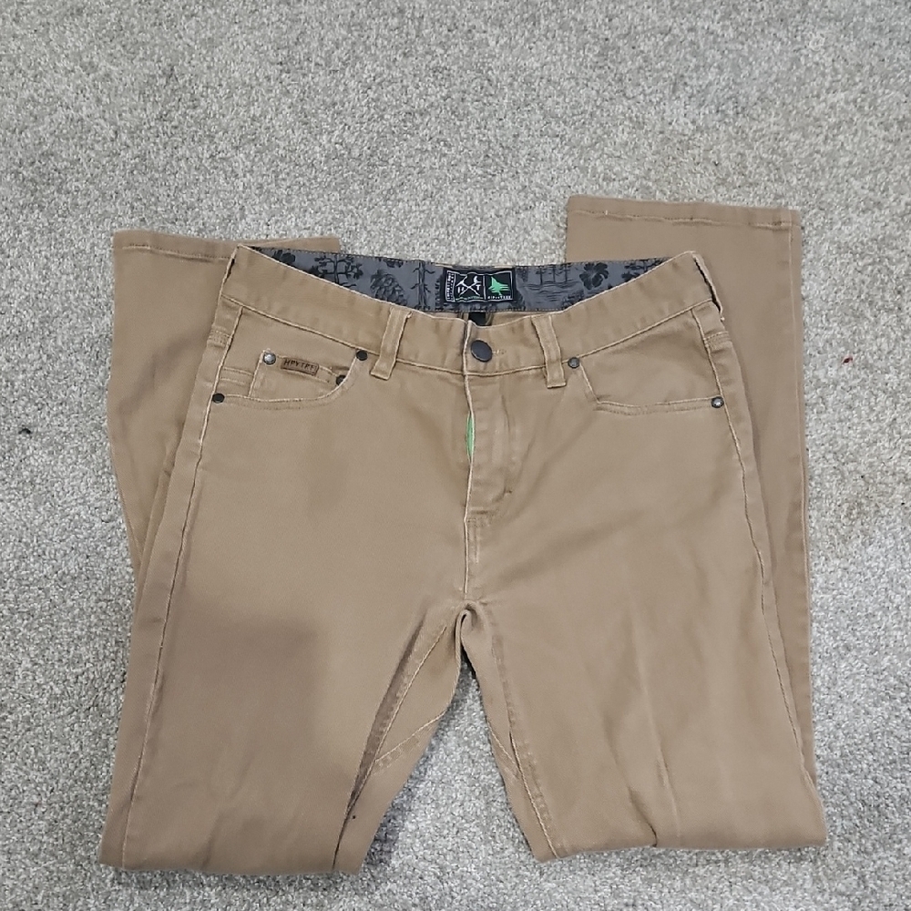 Hippy Tree Men's Bootcut Jeans in Tan